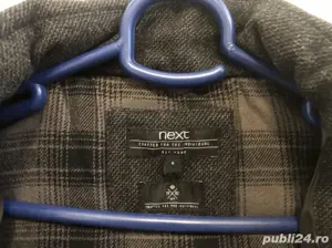 Geaca iarna bărbați NEXT, mărime S M, cu glugă (transport 50 50) - imagine 2