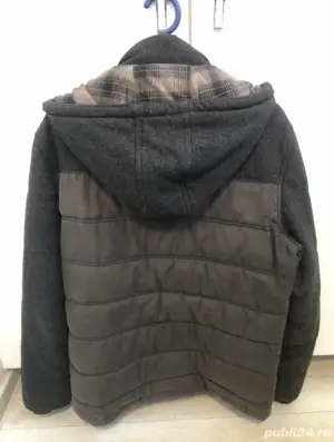 Geaca iarna bărbați NEXT, mărime S M, cu glugă (transport 50 50) - imagine 5