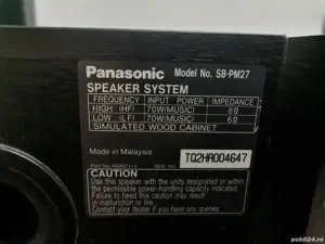 Panasonic SB PM 27 boxe bi-amp  - imagine 4