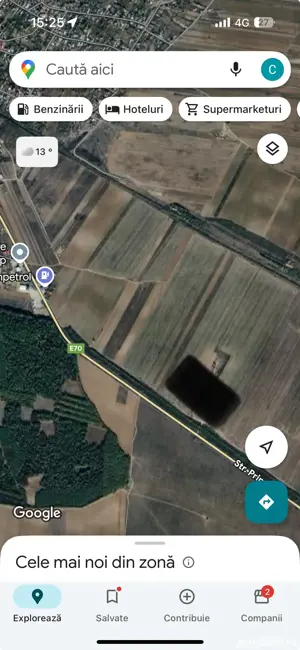 parcele 500mp extravilan Cosoveni-Rompetrol