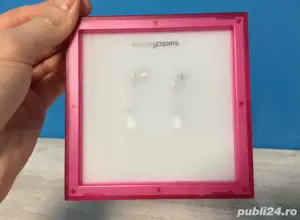 Cercei cu perla naturala Swatch - noi (transport 50-50 prin curier) - imagine 4