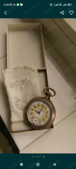 Ceas de buzunar, vintage, Doxa
