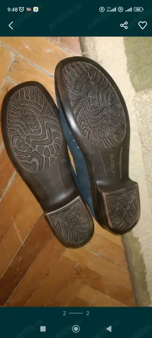 Pantofi piele naturala, nr 39 - imagine 2