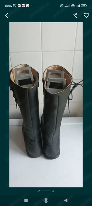 Cizme piele , nr 39  - imagine 3