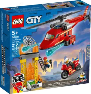 LEGO City 60281 Fire Rescue Helicopter - NOU