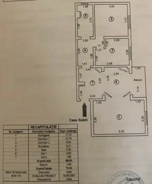 93.900 Euro Apartament 3 camere, decomandat, etaj 2, CASA ROSIE. - imagine 2
