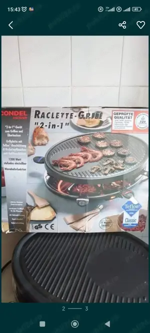 Grill- raclette electric