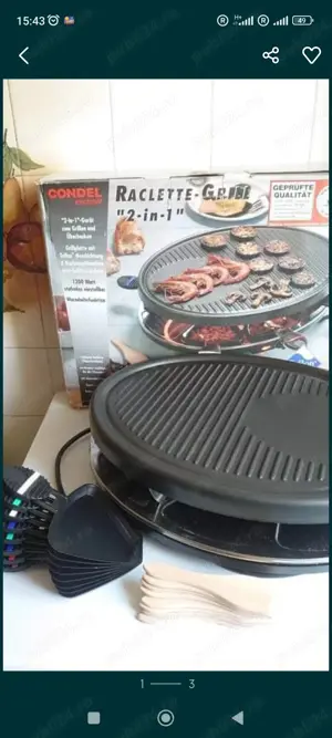 Grill- raclette electric - imagine 2