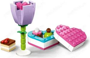 LEGO Friends 30411 Chocolate Box & Flower - NOU - imagine 2
