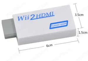 Adaptor Wii la hdmi - consola Wii pe tv cu hdmi - sigilat