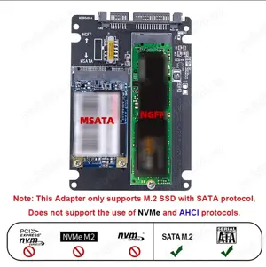 Adaptor M.2 NGFF ssd sau MSATA ssd