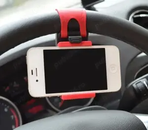 Suport telefon cu prindere pe volan