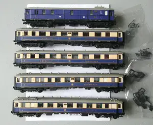 Set vagoane calatori trenulet electric Liliput Rheingold, H0