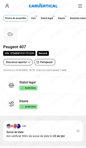 PEUGEOT 407.km  55.000 - imagine 6