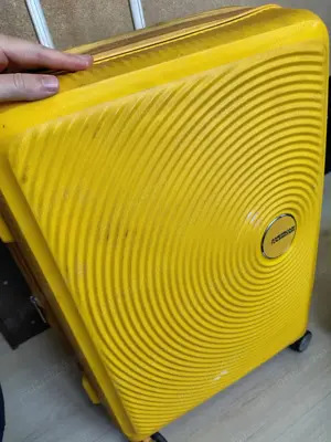 Trolere geamantan cala American Tourister mare cu 4 roti, Polyester