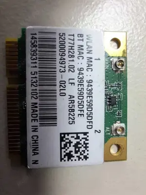 Placa WiFi + Bluetooth 4.0 Atheros AR5B225, 150Mbps 2.4Ghz, Mini PCI-E - imagine 2