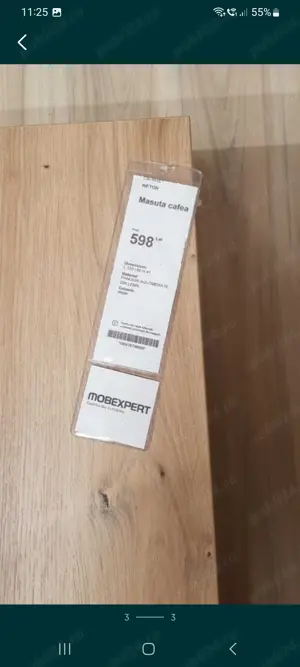 Vand masa cafea  cumparata de la mobexpert