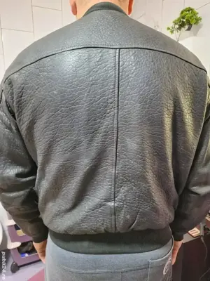 Geaca piele motociclist.    England.   - imagine 5