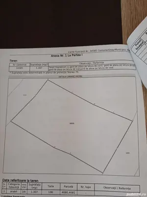 Teren intravilan Comuna Plenita