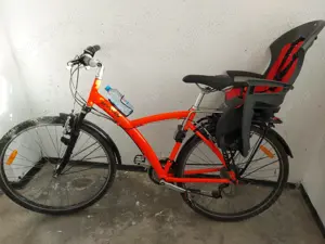 Bicicleta Btwin 27.5 + scaunel copil bicicleta HAMAX