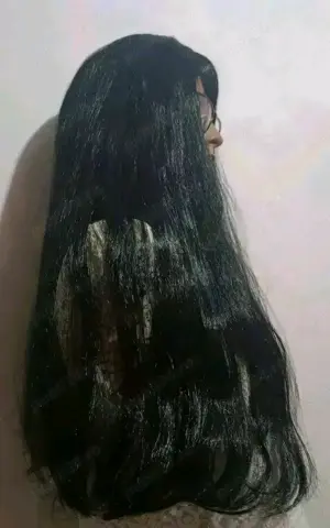 Perucă bruneta, lunga - imagine 4