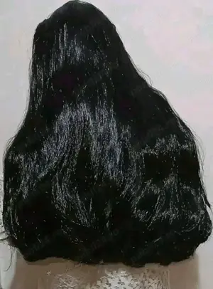 Perucă bruneta, lunga - imagine 2