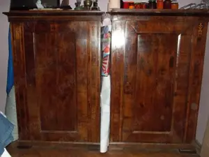 Dulapuri bidermaier, sí vitrina