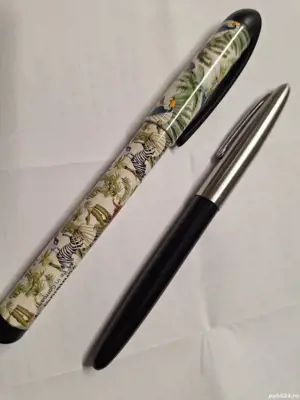    Stilou caligrafie Shneider Germany și unul clasic chinezesc săgeată aurie 