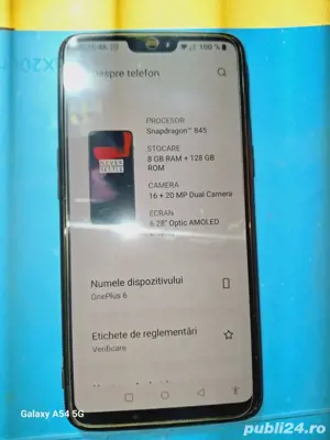 Vând telefon one 6 plus.