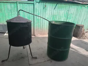 Cazan țuică inox 100 l cu racitor - imagine 3