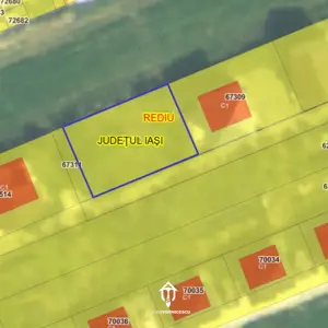 Teren intravilan de vânzare - Rediu, Iași | 400 mp | Utilități complete - imagine 3