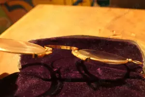 Ochelari Vintage G. A. Paul OPTOMETRIST BLDG SUITE Chicago Art Nouveau - imagine 5