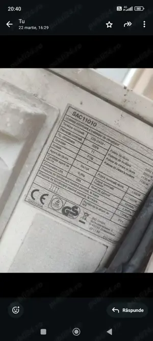 Urgent aer conditionat SAC 11010 - imagine 2