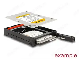 Delock Carcasă HOT SWAP 3.5  pentru 1 SAU 2 x SATA HDD   SSD de 2.5  - imagine 5