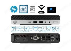 PC USFF Hp Elitedesk 800 G3 INTEL CORE Procesor i5-7500 i7-6700 Memorie Ram 16GB Ddr4 SSD 500GB