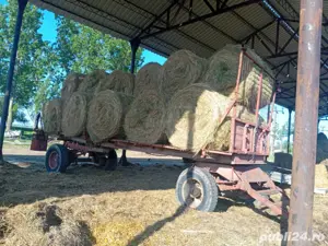 transport baloți de lucernă rotunzi 130 x120 - imagine 4