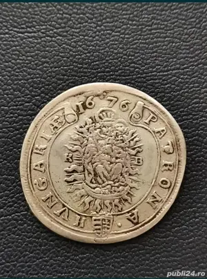 Moneda argint 15 Kreutzer 1676 - imagine 2