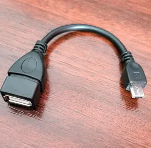 Cablu adaptor USB A - micro USB negru