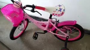 Bicicletă copii roz, Bella 16 inch, marca Decor Casa 