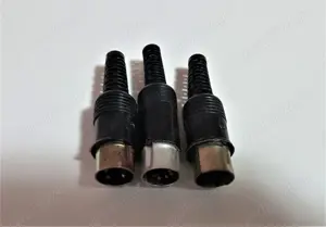 Mufe cu 5 pini si 3 pini pentru cabluri magnetofon