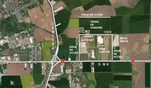 Popesti Teren logistic lângă CTPark Jumbo până la 27000mp