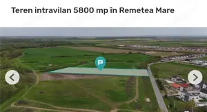 5800 mp Teren Intravilan Remetea Mare 197.200 eur Negociabil - imagine 3