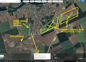 VAND TEREN extravilan 19838 mp in CACIULATI-(Moara Vlasiei) langa viitorul HUB intermodal Otopeni - imagine 2