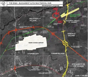 VAND TEREN extravilan 19838 mp in CACIULATI-(Moara Vlasiei) langa viitorul HUB intermodal Otopeni - imagine 3