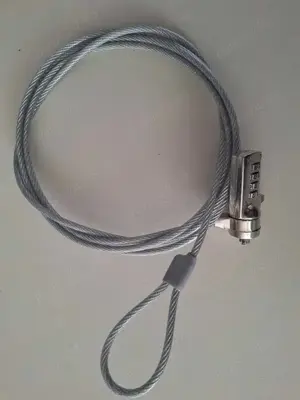 Cablu antifurt Logilink NBS002, cifru, metal - imagine 3