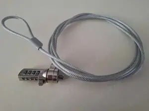 Cablu antifurt Logilink NBS002, cifru, metal - imagine 4