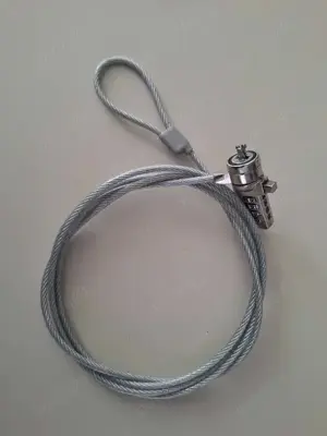 Cablu antifurt Logilink NBS002, cifru, metal - imagine 2