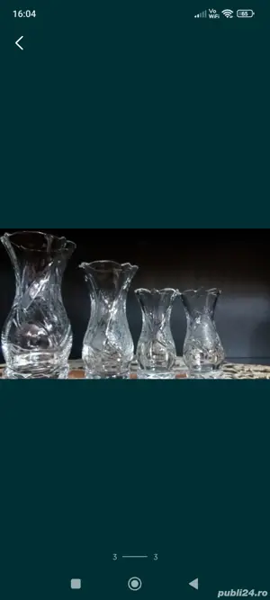Vaze cristal Vintige  - imagine 3