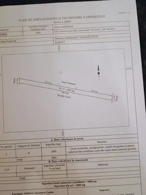 Vânzare teren extravilan in comuna Ilișești, Suceava loc. Brasca 2800 mp  - imagine 6