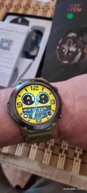 Smartwatch Army, lanterna  - imagine 2